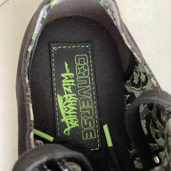 Converse x Wiz khalifa all stars black and green size 7 - Picture 9 of 12